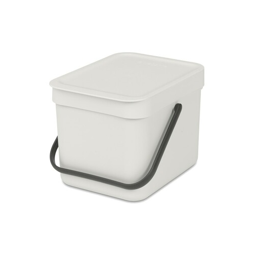 Ведро для мусора встраиваемое Sort&Go (6 л), 18.1 см, светло-серое 213267 Brabantia
