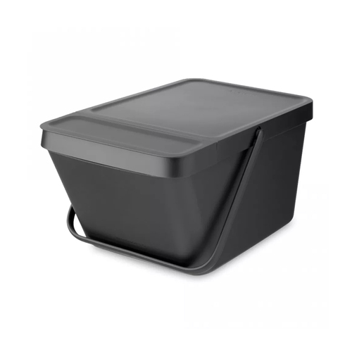Ведро для мусора Sort&Go Stackable (20 л), 45х28х22.5 см, серое 277726 Brabantia