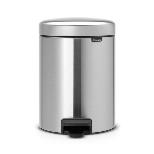 Мусорный бак с педалью NewIcon (2х2 л), стальной матовый 280467 Brabantia