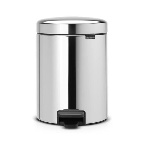 Мусорный бак с педалью NewIcon (2х2 л), стальной полированный 280481 Brabantia
