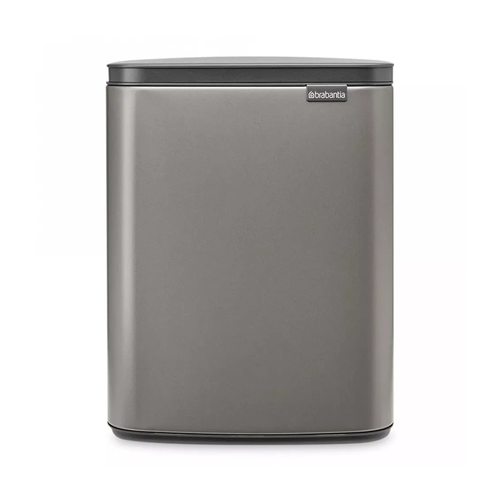 Мусорный бак Bo (12 л), 37.5х29.5х23 см, платиновый 230387 Brabantia