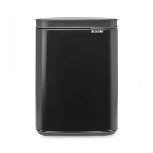 Мусорный бак Bo (4 л), 27.2х20х17.2 см, черный матовый 222481 Brabantia