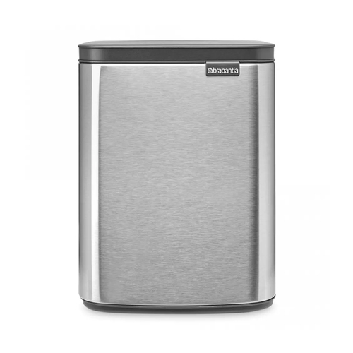 Мусорный бак Bo (7 л), 31.7х24.2х20.7 см, стальной матовый 222962 Brabantia