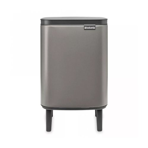 Мусорный бак Bo Hi (7 л), 40х24.2х20.7 см, платиновый 227202 Brabantia