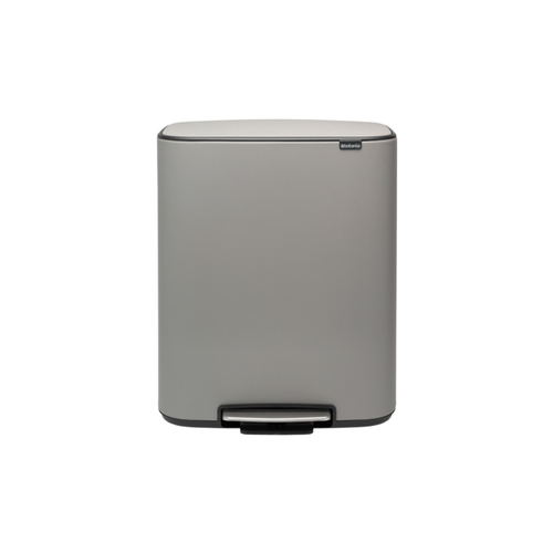 Мусорный бак Bo Pedal Bin (2x30 л), 65.2х54.1х36.6 см, минерально-серый 211485 Brabantia
