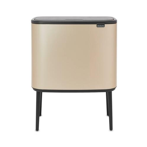 Мусорный бак Bo Touch Bin (11+23 л), 68.3х54.1х31 см, шампань 304620 Brabantia