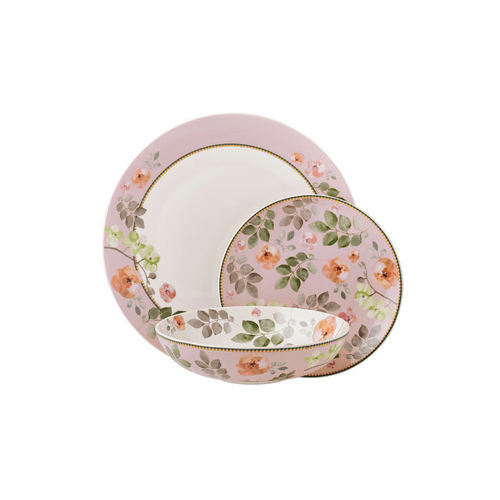 Обеденный набор Arcadia, на 4 персоны, 12 пр., розовый MW413-YD0034 Maxwell & Williams