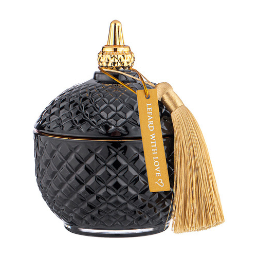 Емкость для хранения Charm black, 9.5х12 см, черная 781-319 Lefard