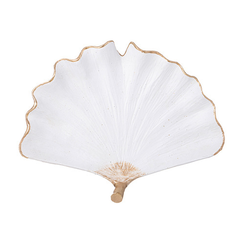 Блюдо декоративное Leaf, 28.5х22.5х5 см, белое 248-086 Lefard