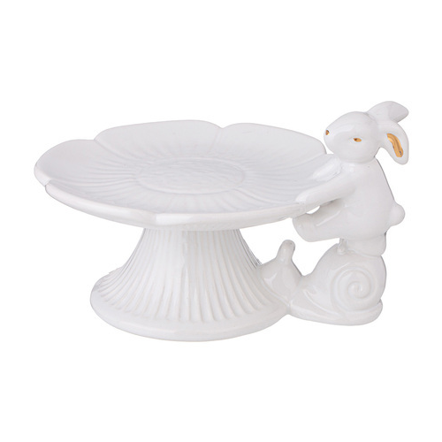 Блюдо на ножке Bright rabbits, 17.5х14х10 см 406-748 Lefard