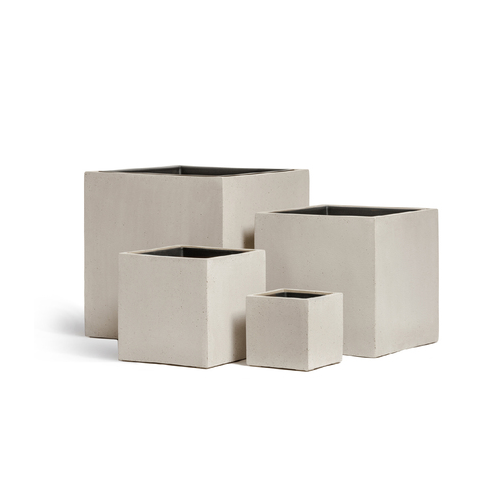 Кашпо Effectory Beton Куб, 60х60х60 см, белый песок 41.3317-02-005-BE-60 Treez