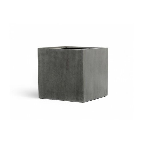 Кашпо Effectory Beton Куб, 60х60х60 см, темно-серый бетон 41.3317-02-005-GR-60 Treez