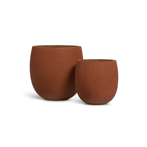 Кашпо Ergo Concrete Чаша, 35х35 см, цвет кортен 41.1024-0060-ANOR-35 Treez