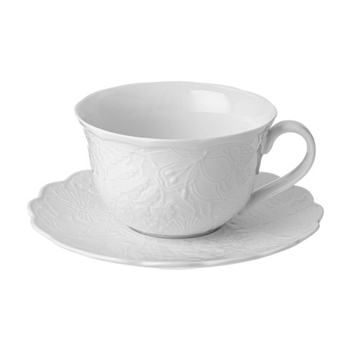 Чайная пара Lace (230 мл), белая 171-277 Lefard