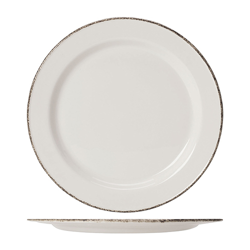 Тарелка закусочная Brown Dapple, 20 см, белая 3012722 Steelite