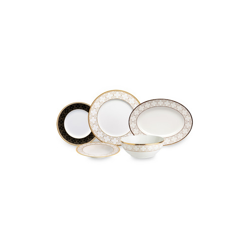 Сервиз столовый Trefolio №4 золотой кант, на 6 персон, 20 пр. NOR4945-Dinner Set 6/20 №4 Noritake