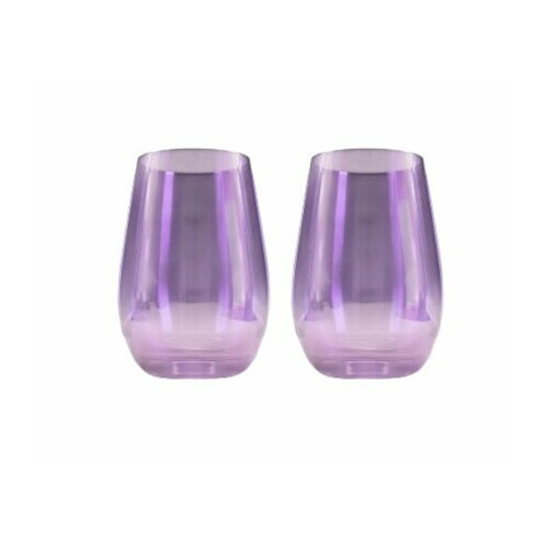 Набор стаканов Mirrors (465 мл), 2 шт., фиолетовый зеркальный 3520012MR008-2 Stolzle