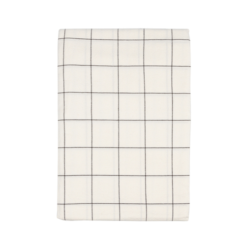 Скатерть из хлопка в клетку Essential, 170х250 см, белая TK22-TC0018 Tkano