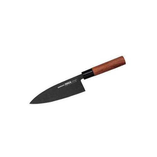 Нож Деба Okinawa, 17 см, черный SO-0129B/K Samura