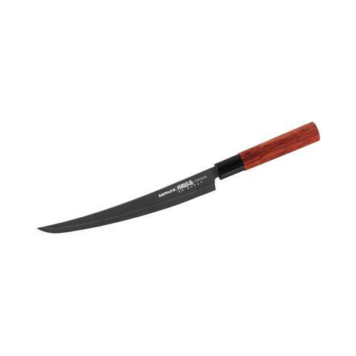 Нож для нарезки Okinawa Tanto, 23 см, черный SO-0146BT/K Samura