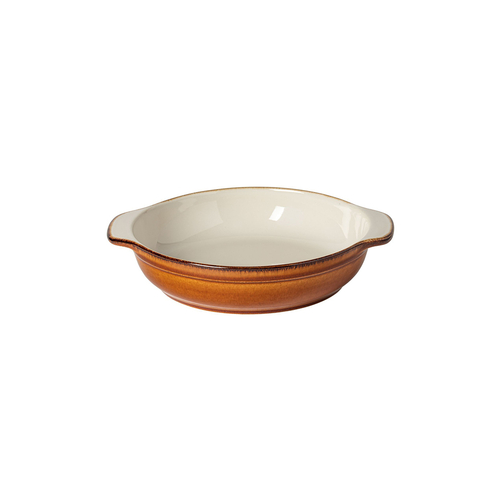 Блюдо для запекания Poterie Caramel (830 мл), 25.2 см, коричневое AP251-CRM Casafina By Costa Nova