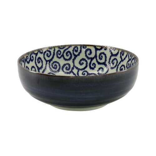 Салатник Karakusa (1.85 л), 21.5х8 см, синий 18909 Tokyo Design