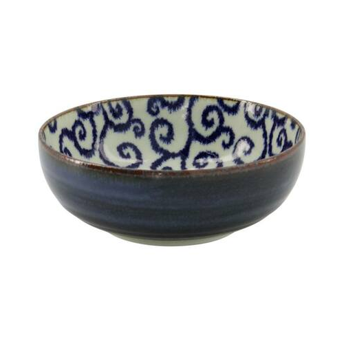 Салатник Karakusa (650 мл), 15 см, синий 18907 Tokyo Design