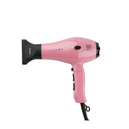 Фен YumMy Pink, 2000 Вт, ионизация, 1 насадка, светло-розовый HD1000-Pink Dewal Beauty