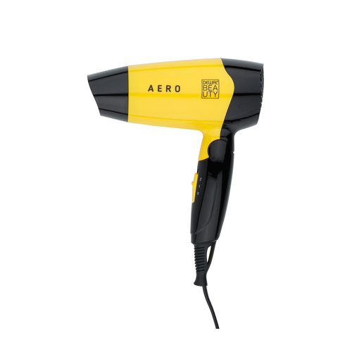 Фен дорожный Aero Yellow, 1400 Вт, 1 насадка, желтый HD1002-Yellow Dewal Beauty