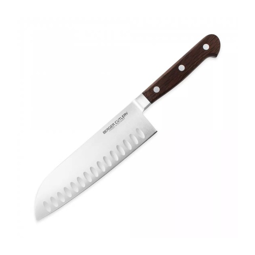 Нож поварской Сантоку Classic Smoked Oak, 18 см BC210916 BERGER CUTLERY