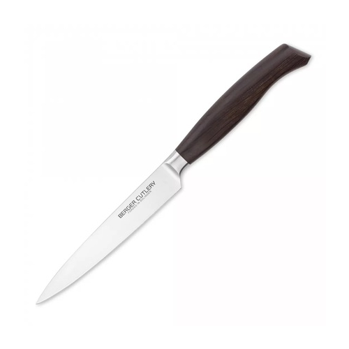 Нож для чистки и нарезки Ergo Line Smoked Oak, 12 см BC111312 BERGER CUTLERY