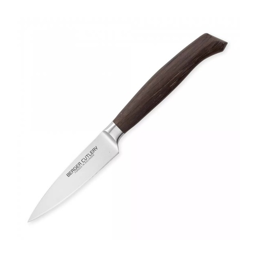 Нож для чистки и нарезки Ergo Line Smoked Oak, 9 см BC111309 BERGER CUTLERY