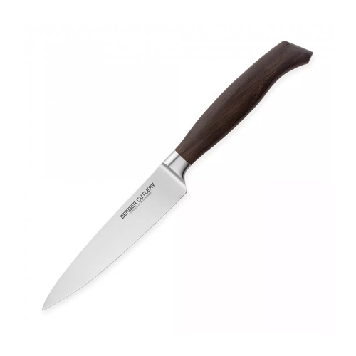 Нож филейный гибкий Ergo Line Smoked Oak, 16 см BC111616 BERGER CUTLERY