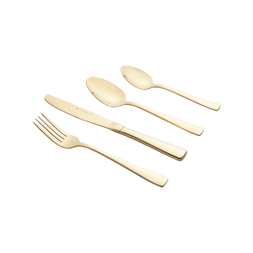 Набор столовых приборов Arden, 4 персоны, 16 пр., цвет шампанского MW876-MY0012 Maxwell & Williams