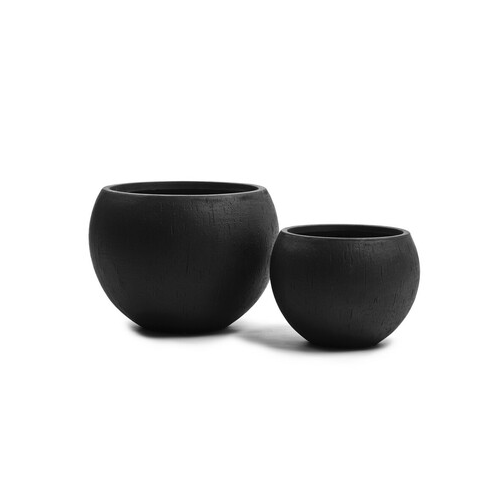 Кашпо Treez Ergo Cork Полусфера, 41х31 см, антрацит 41.1016-0009-BLCK-41 Treez