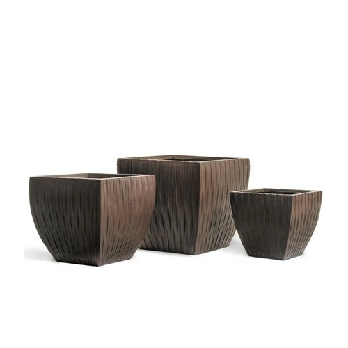 Кашпо Treez Ergo Wood Трапеция-чаша, 45х45х42 см, венге 41.1017-0023-DBR-45 Treez