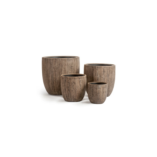 Кашпо Treez Effectory Wood Округлый конус, 30х29 см, светлый дуб 41.3317-03-012-WB-30 Treez