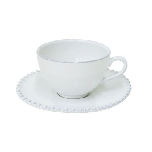 Чайная пара Pearl (250 мл), белая PECS04-WHI(PECS04-02202F) Costa Nova