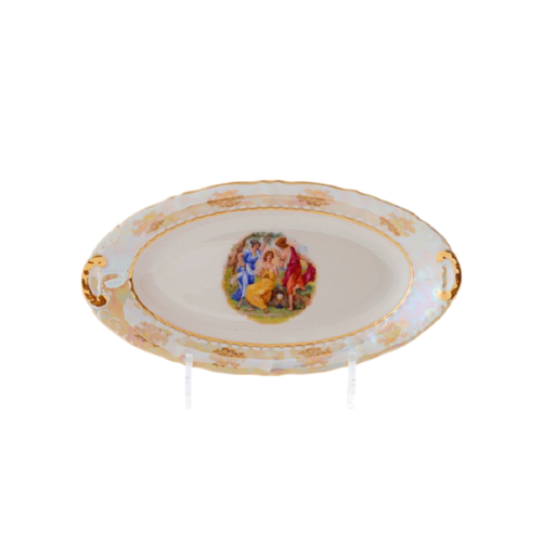 Блюдо овальное Соната Пастораль, 36 см 07111513-0676 Leander