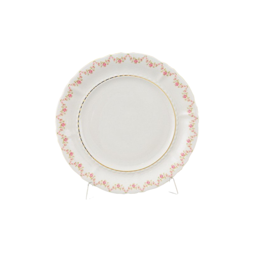 Блюдо круглое Соната Розовая нить, мелкое, 32 см 07111315-0158 Leander