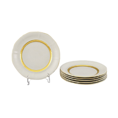 Набор тарелок десертных Соната Изящное золото, 17 см, 6 шт. 07160317-1239 Leander