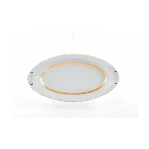 Блюдо овальное Соната Изящное золото, 32 см 07111512-1239 Leander