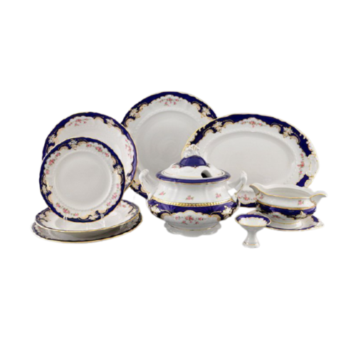 Сервиз столовый Соната Розовый узор, 25 пр. 07162011-1257 Leander