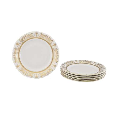 Набор тарелок десертных Соната Золотая элегантность, 19 см, 6 шт. 07160319-1373 Leander