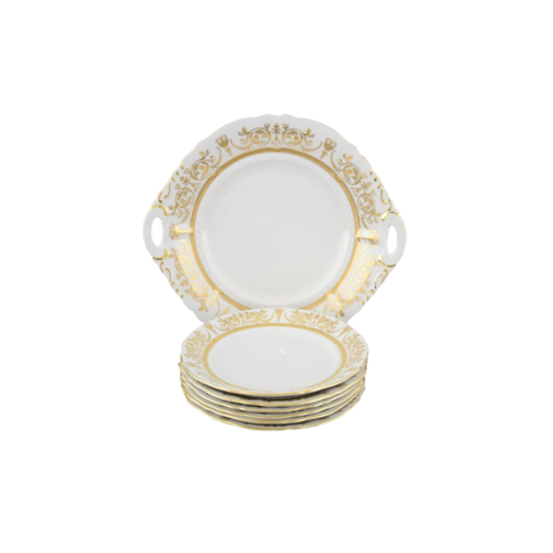 Сервиз для торта Соната Золотая элегантность, 7 пр. 07161017-1373 Leander