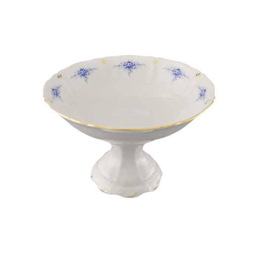 Ваза для фруктов Соната Первые незабудки на ножке, 23 см 07116155-0009 Leander