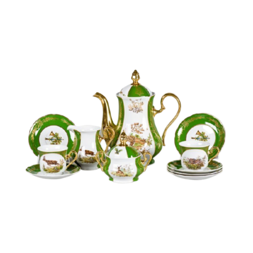 Сервиз кофейный Мэри-Энн Золото полей, 15 пр. 03160714-0763 Leander