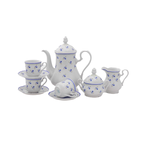 Сервиз кофейный Мэри-Энн Незабудки, 15 пр. 03160714-0887 Leander