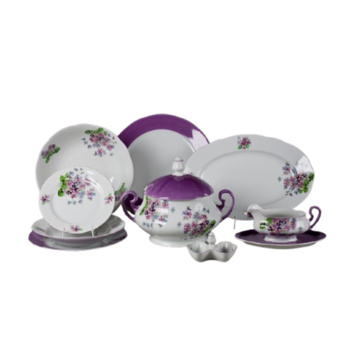 Сервиз столовый Мэри-Энн Первая сирень, 25 пр. 03162011-2391 Leander