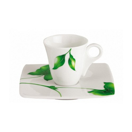 Чашка Vegetal с блюдцем для кофе (moka cup) 140227 Guy Degrenne